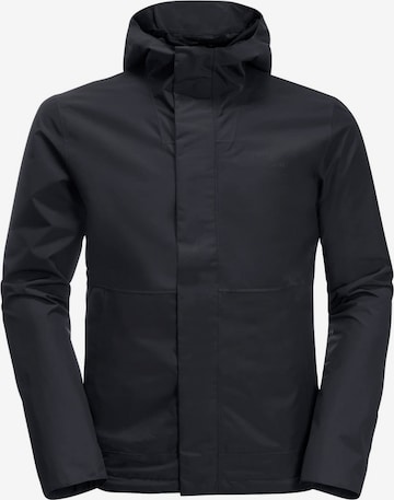 JACK WOLFSKIN Outdoor jacket in Black: front