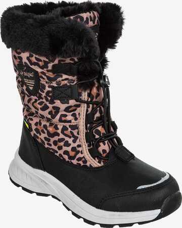 ZigZag Snow Boots 'Wesend' in Brown: front