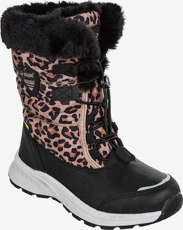 ZigZag Snow Boots 'Wesend' in Brown: front