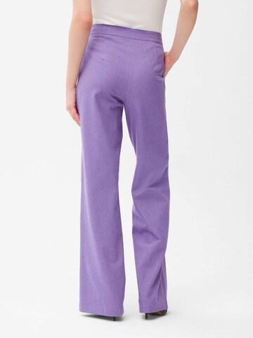 adl Wide leg Trousers in Purple