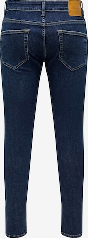 Only & Sons Skinny Jeans 'Warp' in Blauw