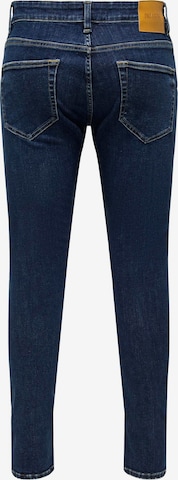 Skinny Jeans 'Warp' de la Only & Sons pe albastru