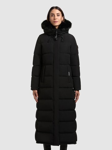 khujo - Casaco de inverno em preto: frente