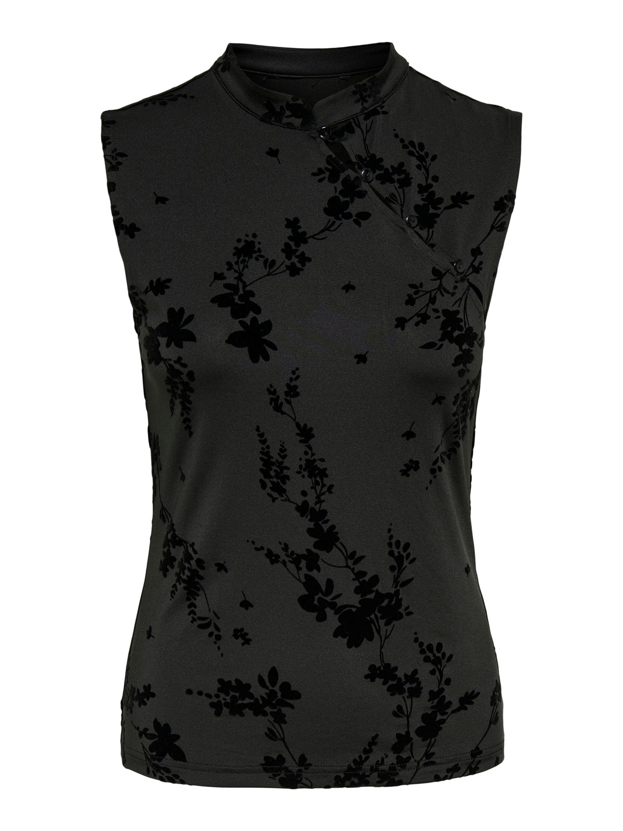 Top 'FLORA ' di JDY in nero: frontale