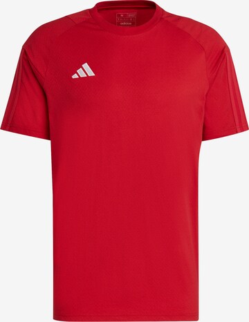 T-Shirt fonctionnel 'Tiro 23 Competition' ADIDAS PERFORMANCE en rouge : devant