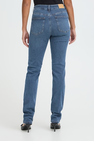 PULZ Jeans Slimfit Džíny 'Emma' – modrá