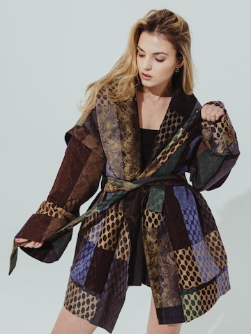 Stan Alfie Between-seasons coat in Brown: front