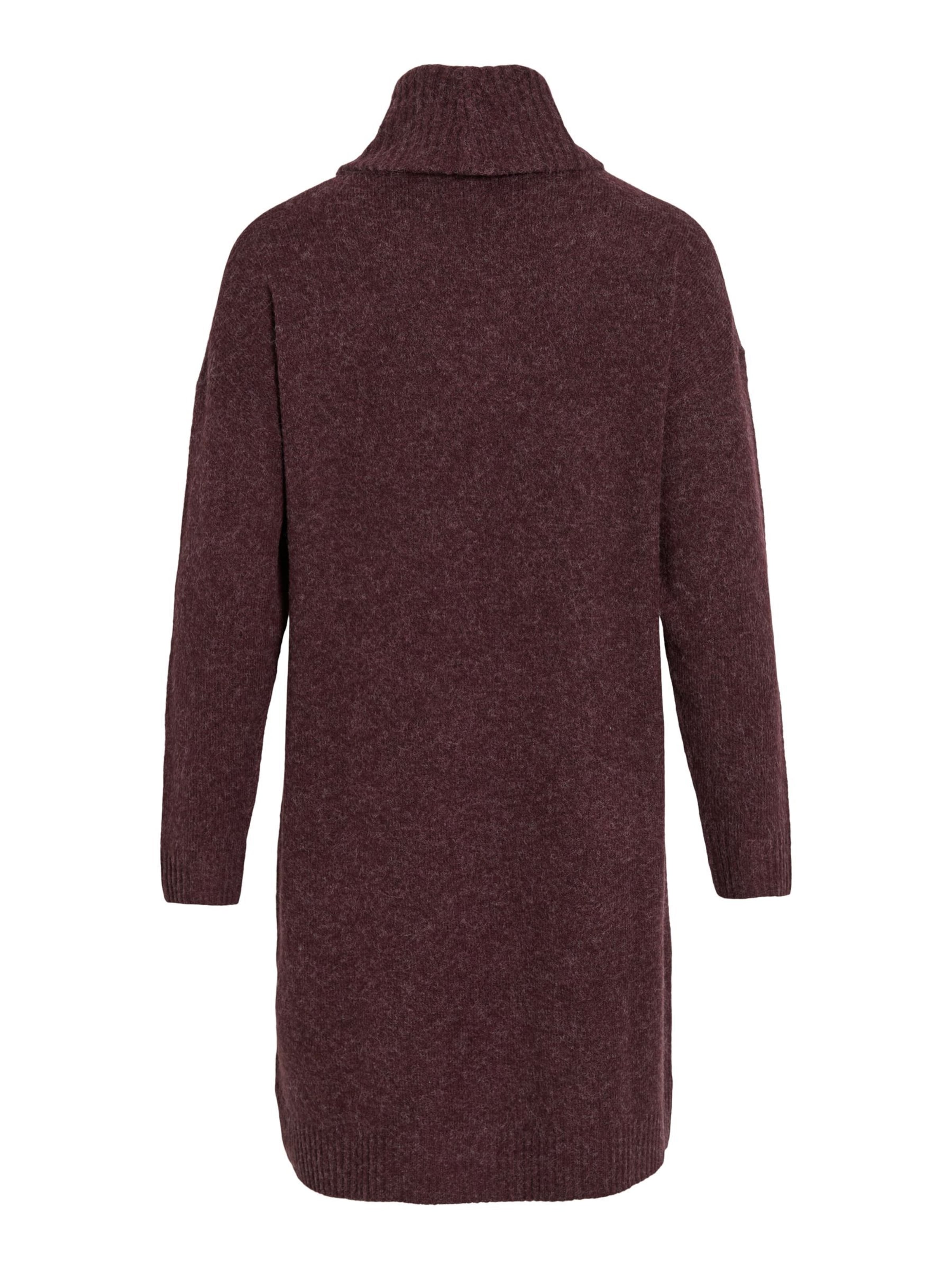 VILA Knit dress in Red