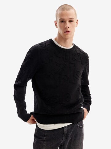 Desigual Sweater in Black: front