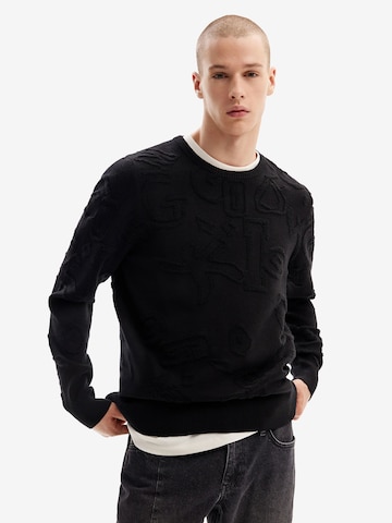 Desigual Sweater in Black: front