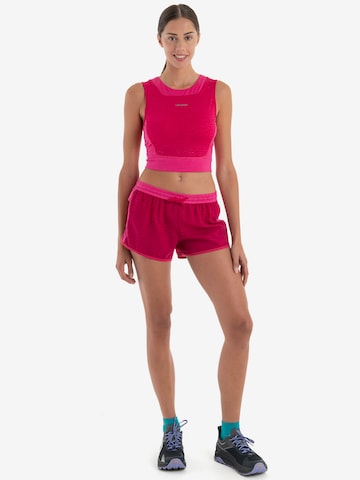 ICEBREAKER Top 'Mer 125 ZoneKnit' in Pink