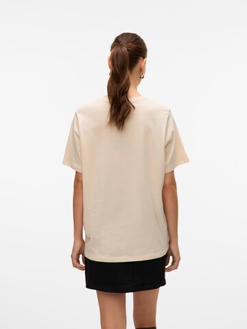 T-shirt 'VALERIE CATY' VERO MODA en beige