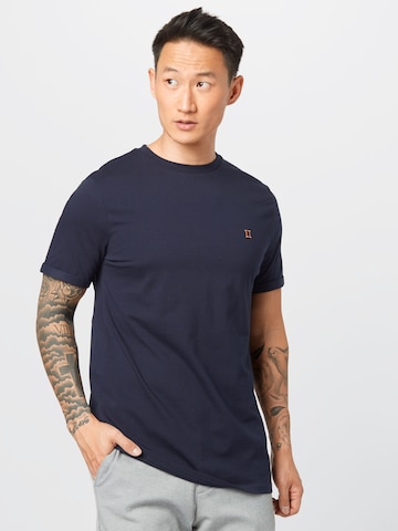 T-Shirt 'Nørregaard' Les Deux en bleu : devant