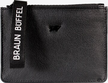 Porte-monnaies 'Capri Mini' Braun Büffel en noir : devant