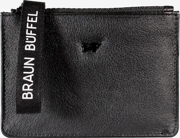 Braun Büffel Wallet 'Capri Mini' in Black: front