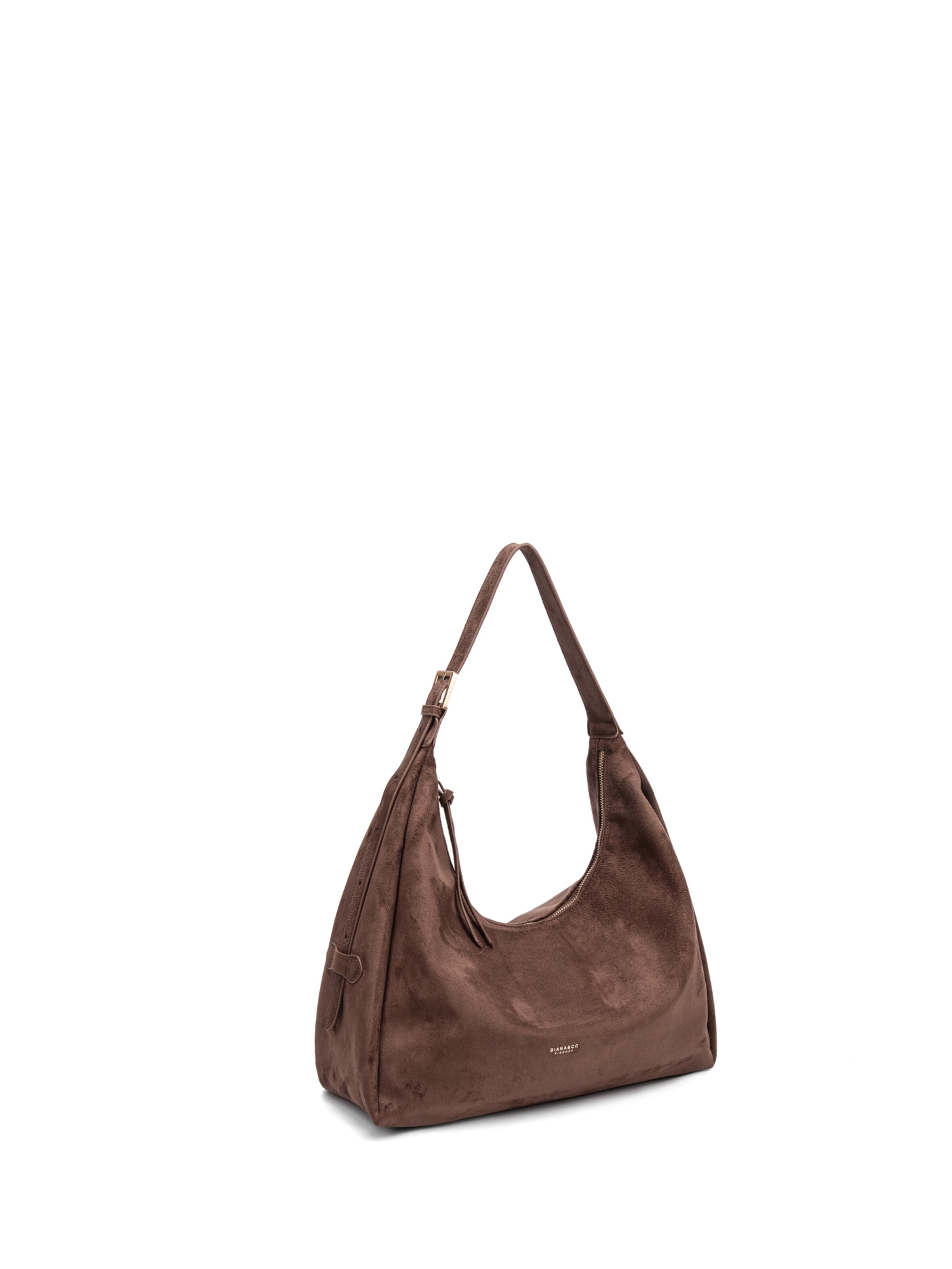 Borsa a spalla 'Borsa a Spalla Donna Diana&Co Poliestere Chiusura Zip' di Diana&Co. in marrone