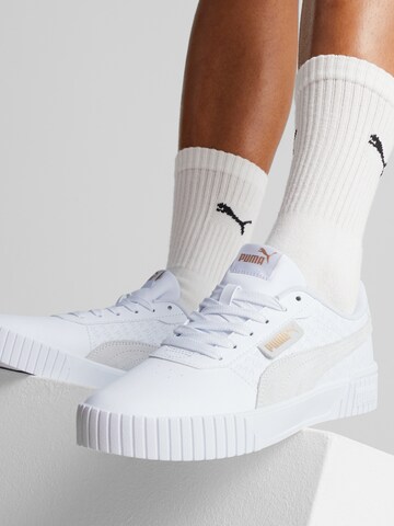 Sneaker bassa 'Carina 2.0' di PUMA in bianco: frontale