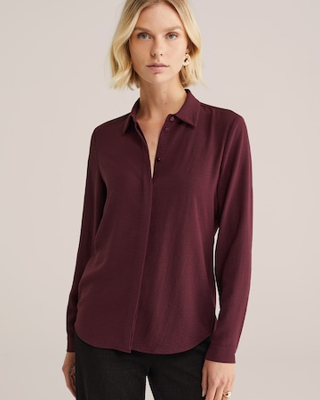 Chemisier WE Fashion en violet : devant