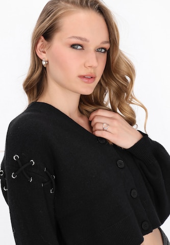 Cardigan myMo ROCKS en noir