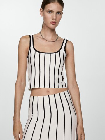 MANGO Top 'TATIANA' - fehér: elől