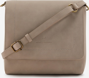 Violet Hamden Crossbody Bag in Beige: front