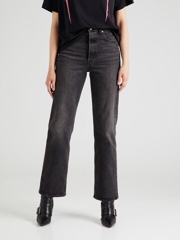 regular Jeans 'RIBCAGE' di LEVI'S ® in nero: frontale