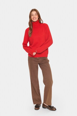 SAINT TROPEZ Pullover 'Garbie' i rød