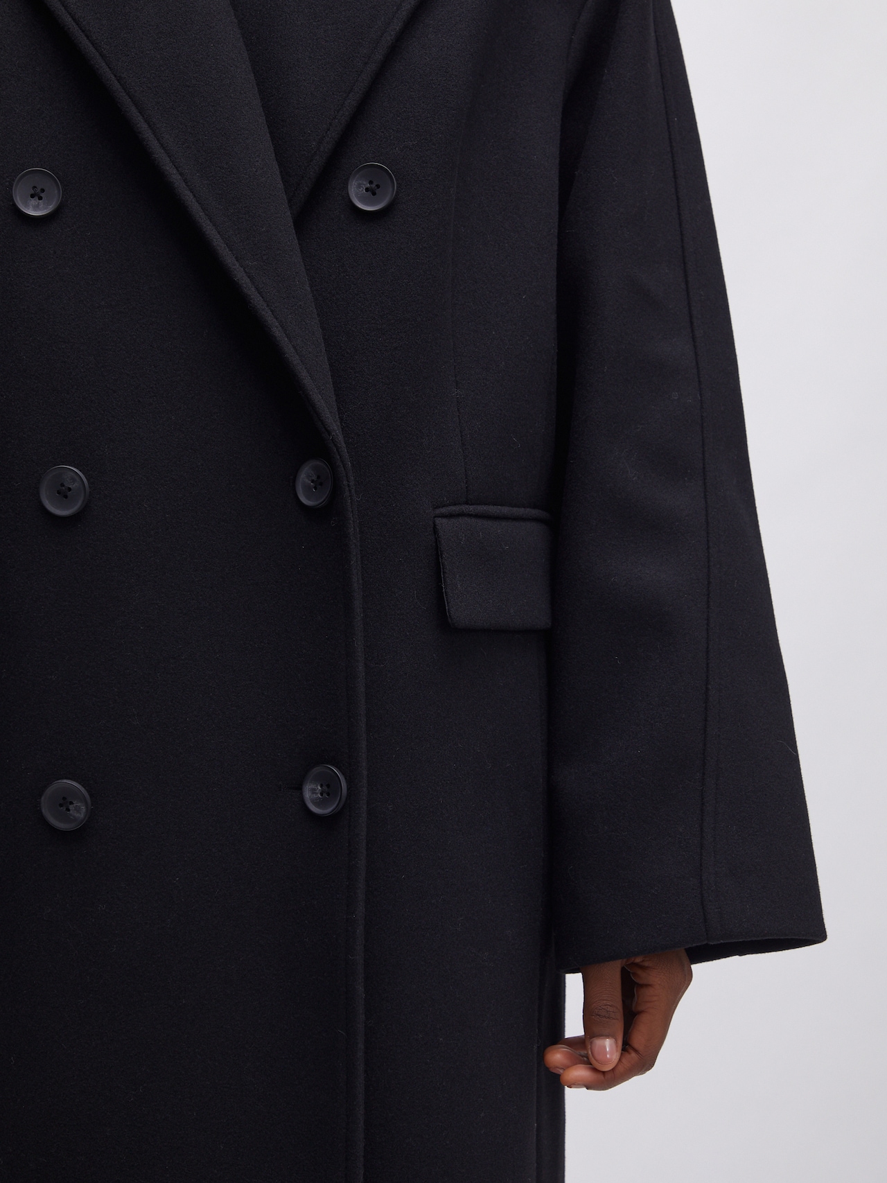 EDITED Produits Manteau mi-saison 'Haima' noir