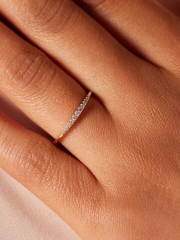 Lucardi Ring in Gold: front