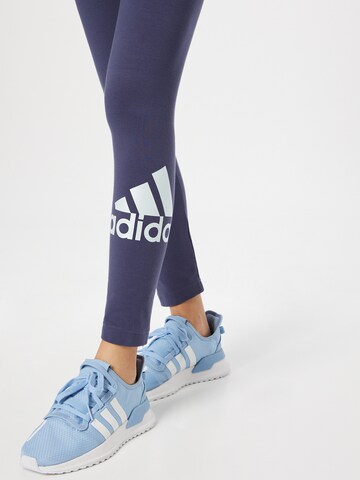 ADIDAS SPORTSWEAR Skinny Sportbyxa 'Zoe Saldana' i blå