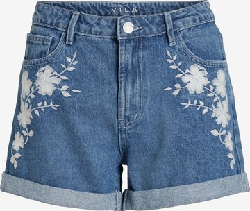 VILA Regular Jeans in Blauw: voorkant