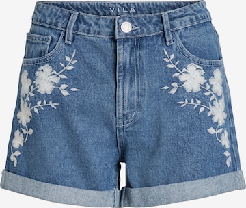 VILA Regular Jeans in Blauw: voorkant