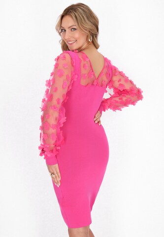 faina Cocktail dress in Pink