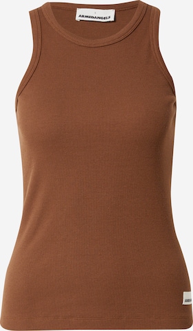 ARMEDANGELS Top 'KANITA' in Brown: front