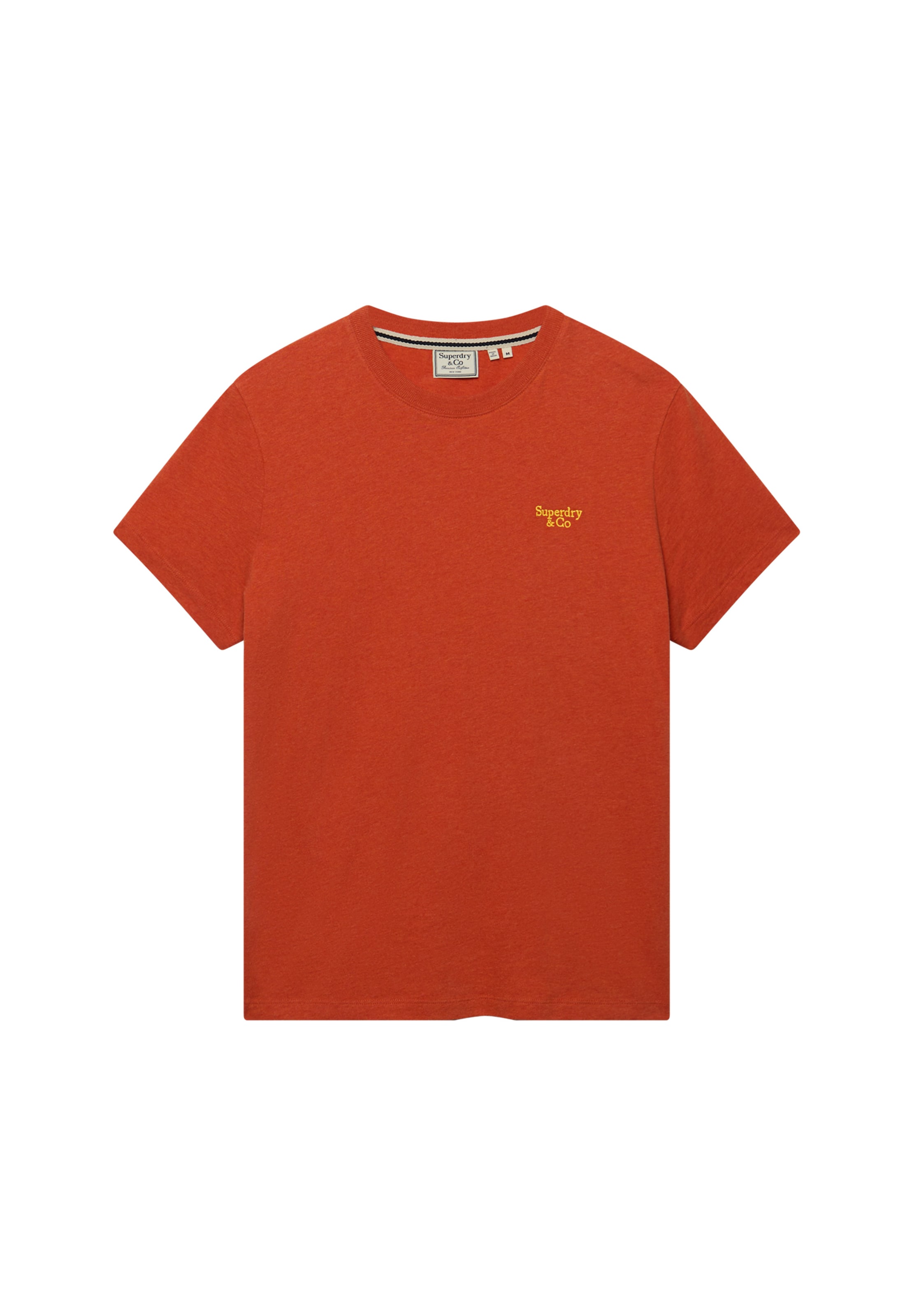 Superdry & Co - Camisa 'Essential Serif' em laranja: frente