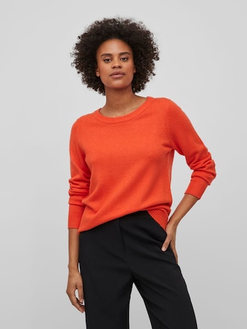 VILA Sweater in Orange: front