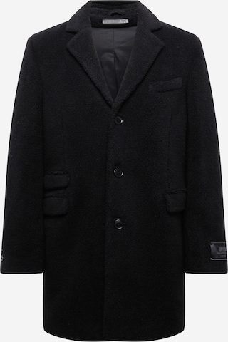 DRYKORN Between-seasons coat in Black: front