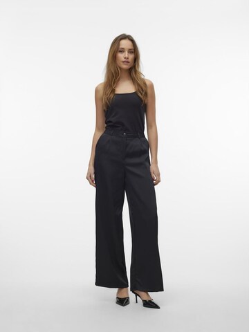 VERO MODA Wide Leg Hose 'Lovie' in Schwarz