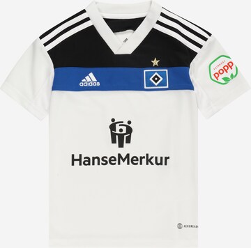 ADIDAS PERFORMANCE - Camisa funcionais 'Hamburger Sv 22/23 Home' em branco: frente