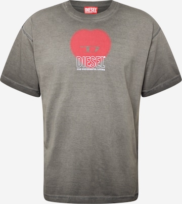 DIESEL T-Shirt 'BUXT-N4' in Grau: predná strana