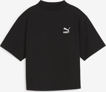 PUMA Performance Shirt 'Classics' in Black: front