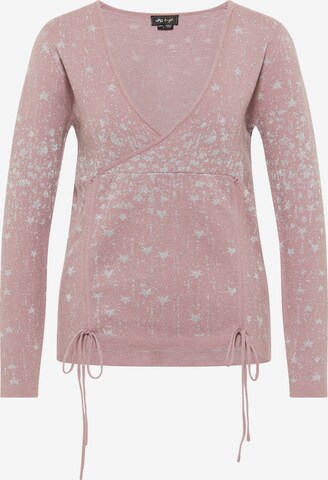 Pull-over myMo at night en rose : devant