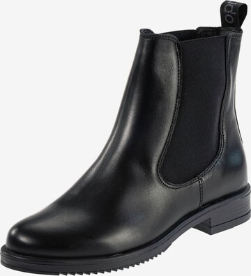 Palado Chelsea boots 'Paros' in Zwart: voorkant