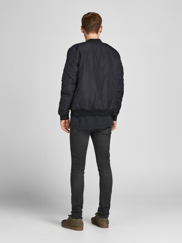 JACK & JONES Скинни Джинсы 'Liam' в Черный