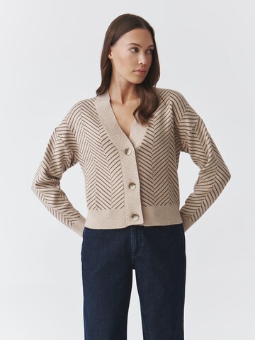 Cardigan 'Beatrice' TATUUM en beige : devant