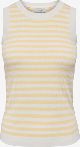 JDY Stricktop 'JDYAYA' in Weiß: Vorderseite