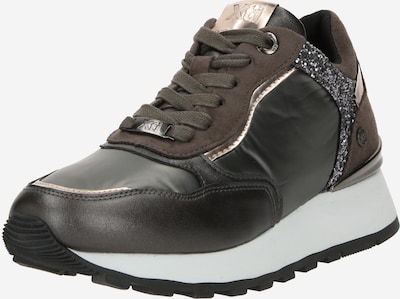 Xti Platform trainers in Chocolate / Gold / Anthracite / Silver, Item view