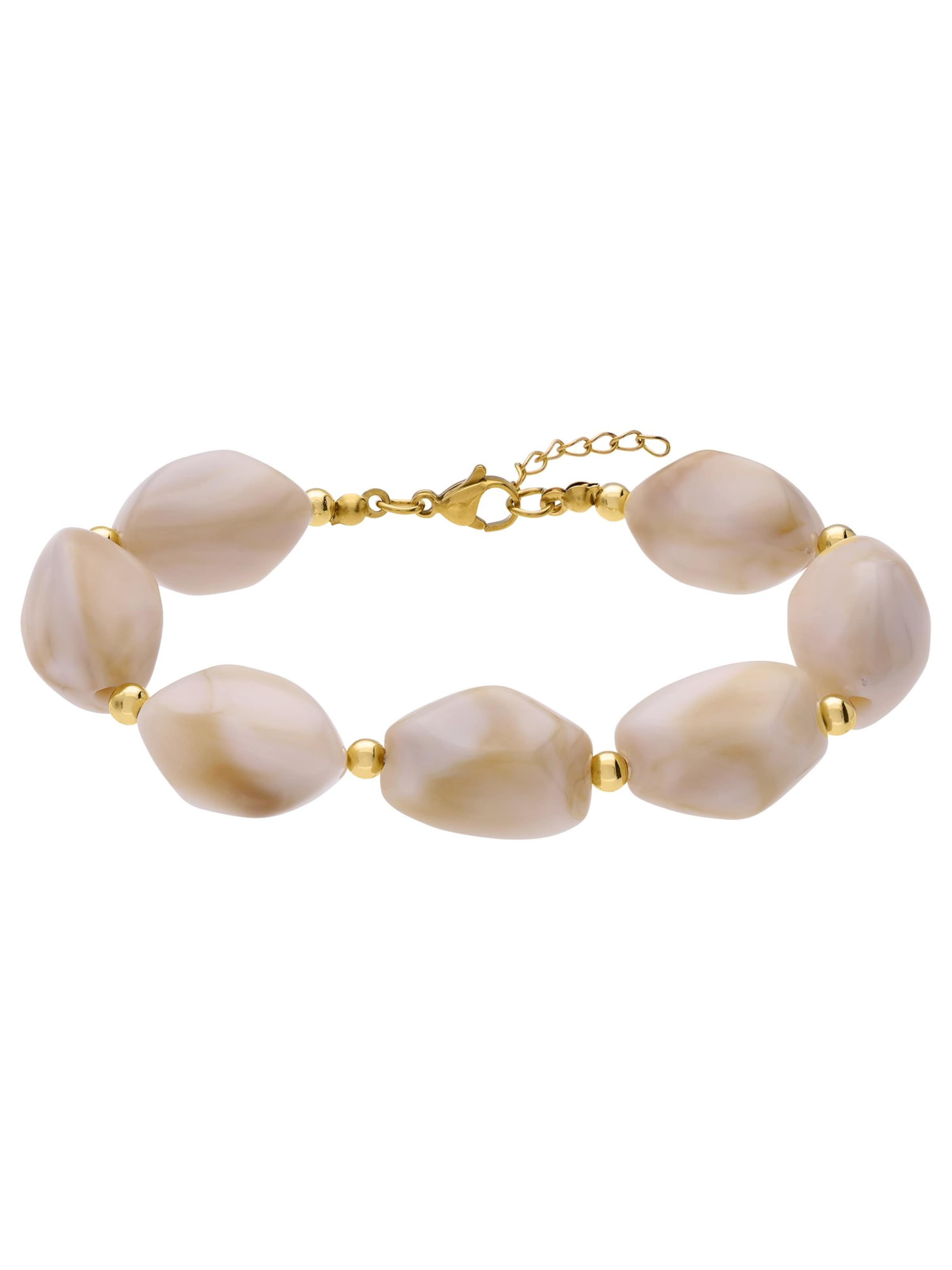 Lucardi Bracelet 'Statement' in Gold: front