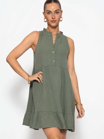 SASSYCLASSY Kleid‌‌ in Grün: Vorderseite