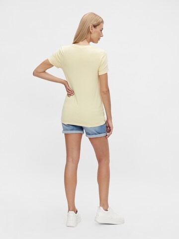 MAMALICIOUS Shirt 'Macy' in Yellow